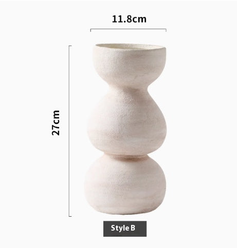 Wabi-Sabi Keramikvase – Boho Dekoobjekt | Cinnemoon Decor