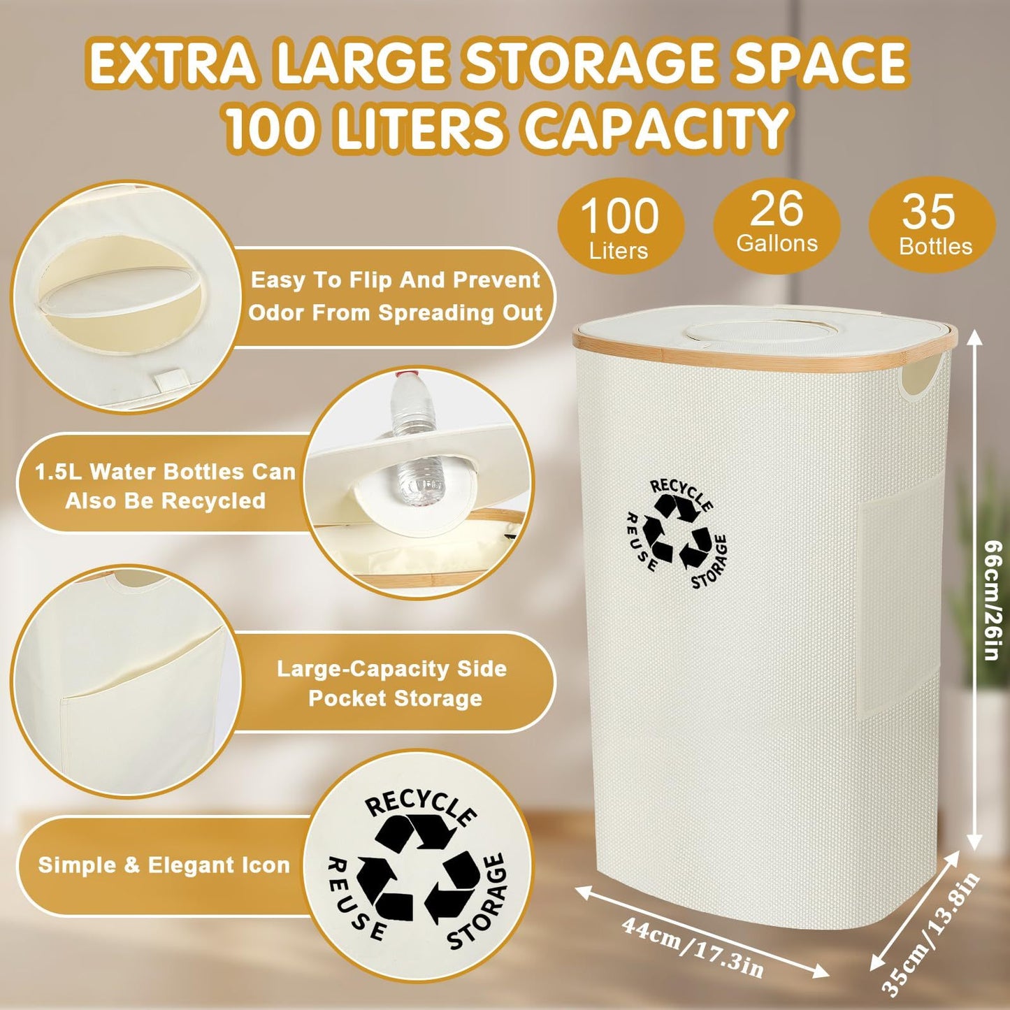 Pfandflaschenbehälter – Praktisch & Stilvoll | Cinnemoon Haushalt