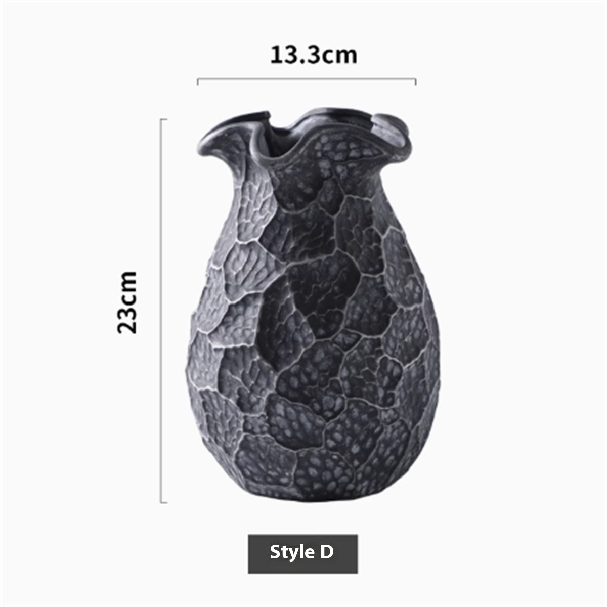 Handgemachte Wabi-Sabi Keramikvase – Natürlich & Stilvoll | Cinnemoon Decor