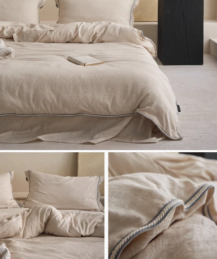 Wabi-Sabi Bettwäsche aus Leinen & Baumwolle | Cinnemoon Decor