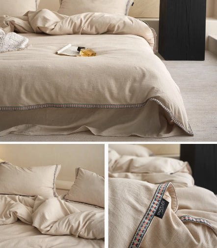 Wabi-Sabi Bettwäsche aus Leinen & Baumwolle | Cinnemoon Decor