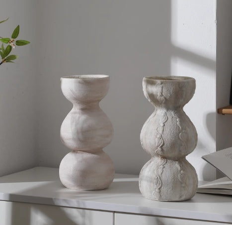Wabi-Sabi Keramikvase – Boho Dekoobjekt | Cinnemoon Decor