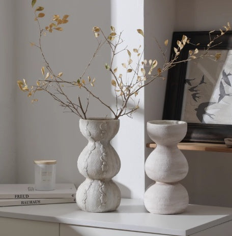 Wabi-Sabi Keramikvase – Boho Dekoobjekt | Cinnemoon Decor