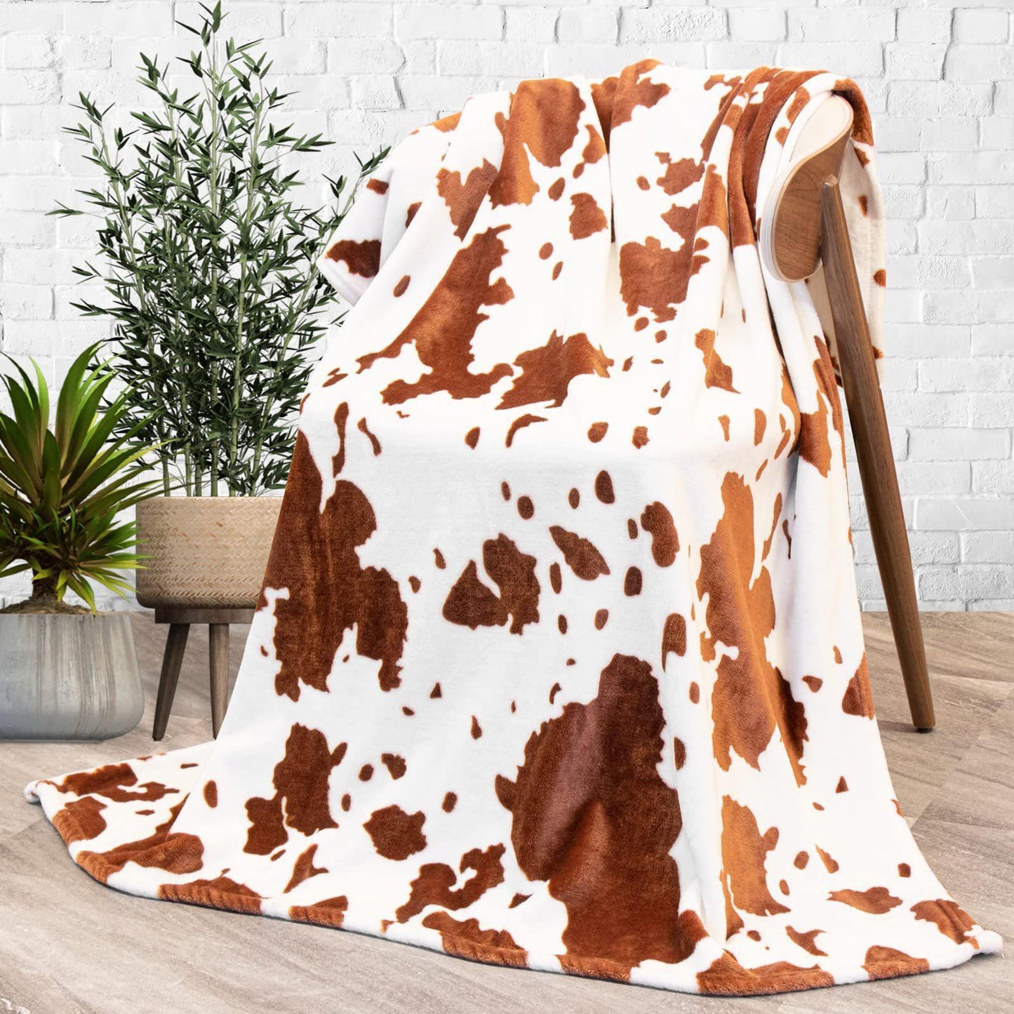 Kuhprint Kuscheldecke – Flauschig & Stylisch | Cinnemoon Decor