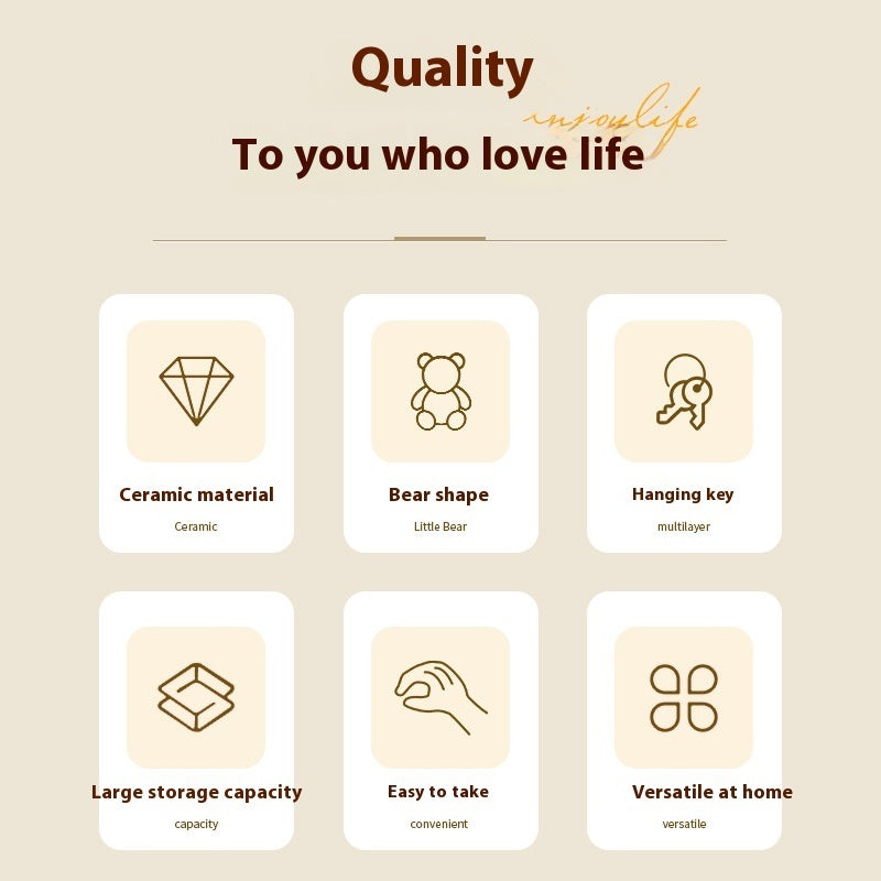 Bären Aufbewahrungsschale – Süß & Praktisch | Cinnemoon Decor