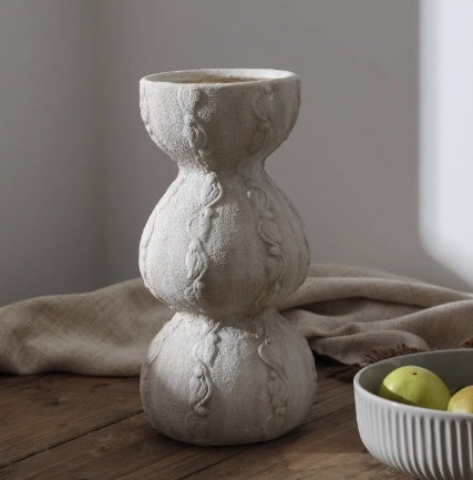 Wabi-Sabi Keramikvase – Boho Dekoobjekt | Cinnemoon Decor