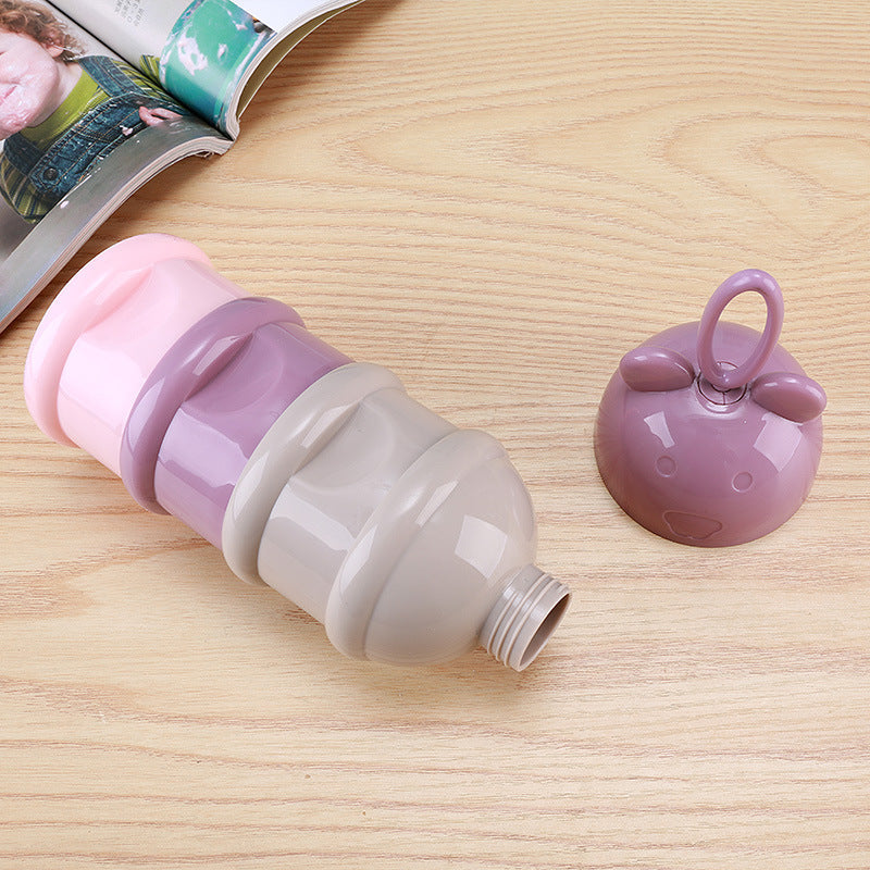 Milchpulver-Box mit 3 Fächern – Versiegelt & Tragbar | Cinnemoon Decor