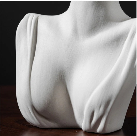 Cinnemoon - Vase aus Keramik mit humanem Gesicht