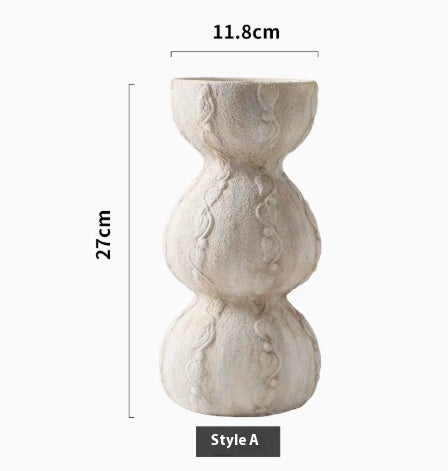 Wabi-Sabi Keramikvase – Boho Dekoobjekt | Cinnemoon Decor