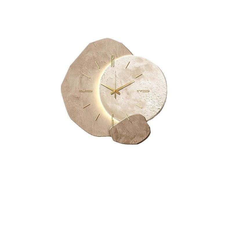 Moon Stone Wanduhr – Zeitlos & Stilvoll | Cinnemoon Decor