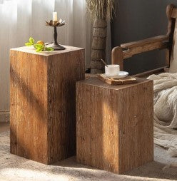 Holztisch im Pastoral-Stil – Mobil & Vielseitig | Cinnemoon Decor