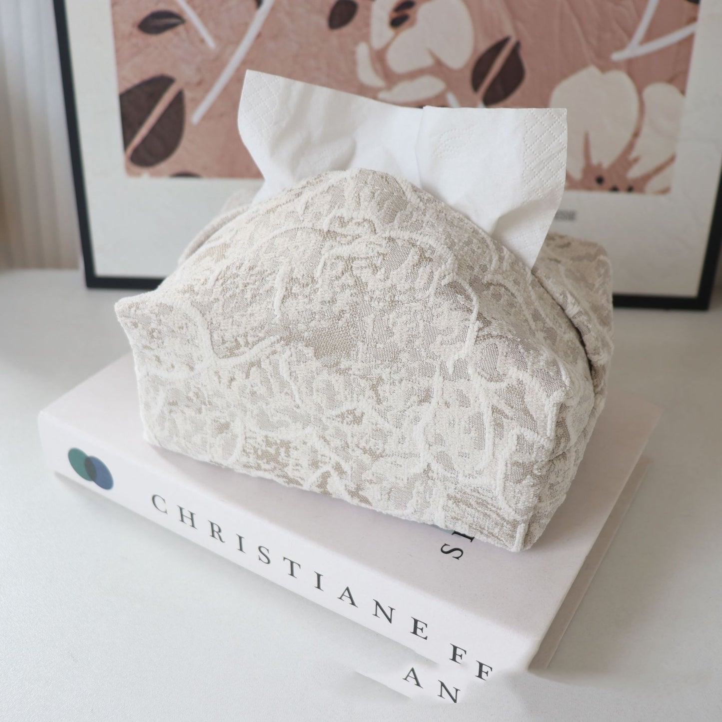 Taschentuchbox mit Blumenmuster – Stilvoll & Praktisch | Cinnemoon Decor