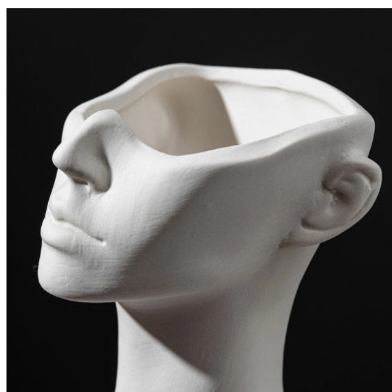 Cinnemoon - Vase aus Keramik mit humanem Gesicht