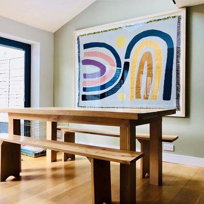 Böhmische Regenbogen-Decke Wandteppich Wohnkultur