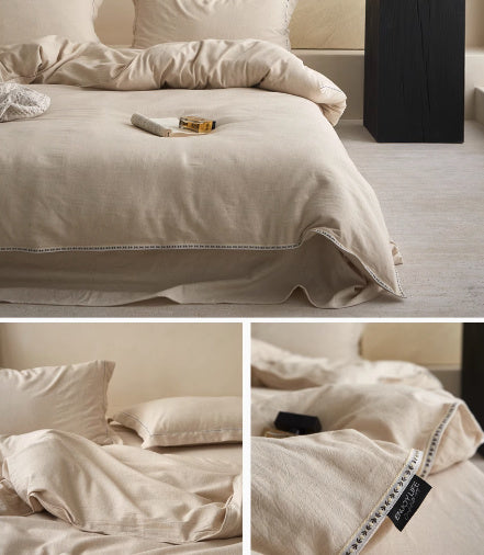 Wabi-Sabi Bettwäsche aus Leinen & Baumwolle | Cinnemoon Decor